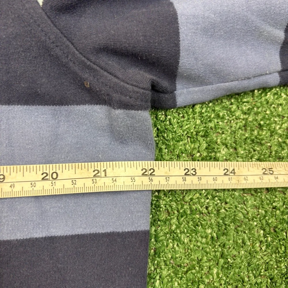 Y2K Cremieux Quarter Zip Striped Sweatshirt